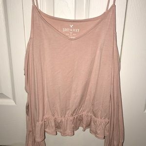 American Eagle Cold Shoulder Long Sleeve